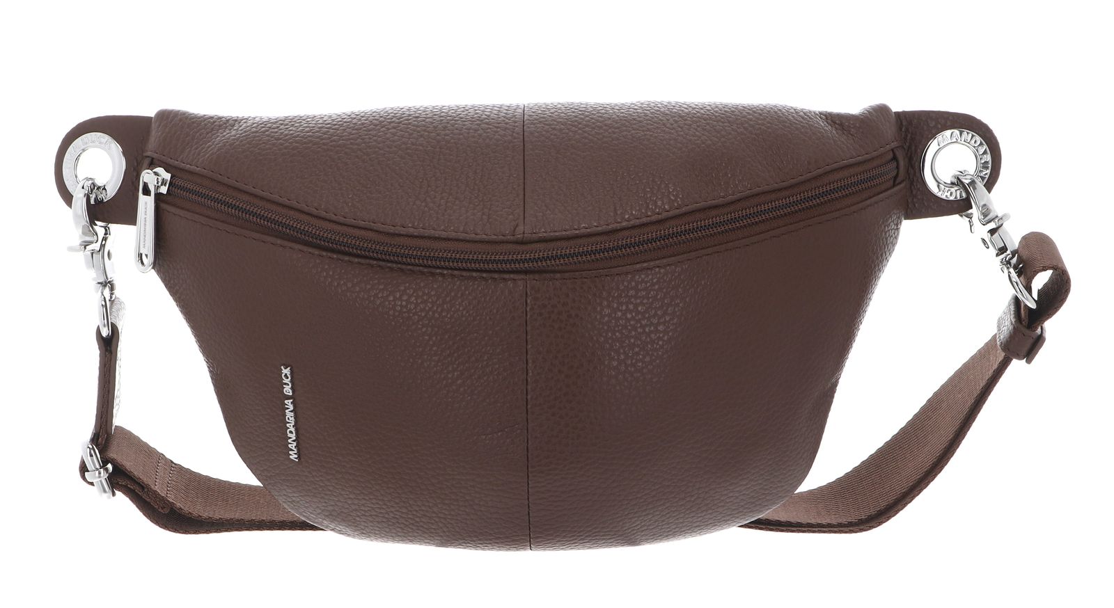 MANDARINA DUCK Mellow Leather Bum Bag Milk Chocolate