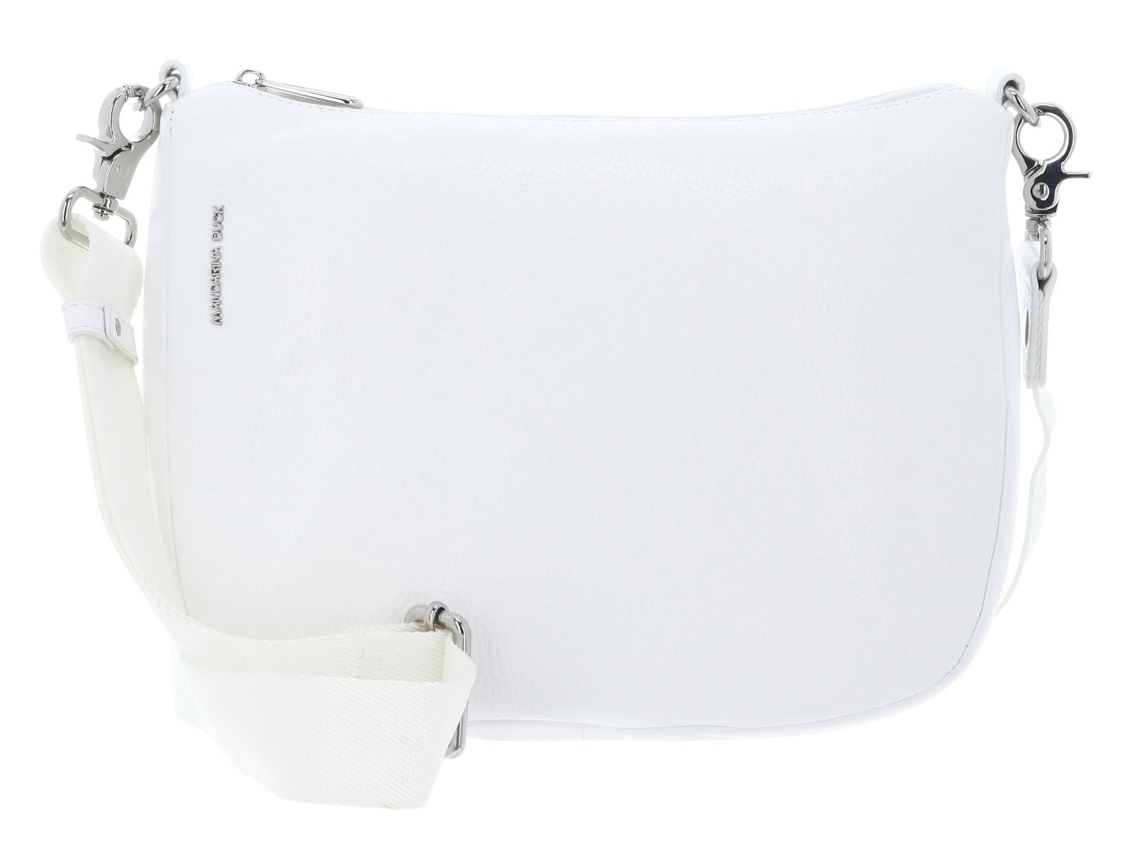 MANDARINA DUCK Mellow Leather Hobo Bag Blanc