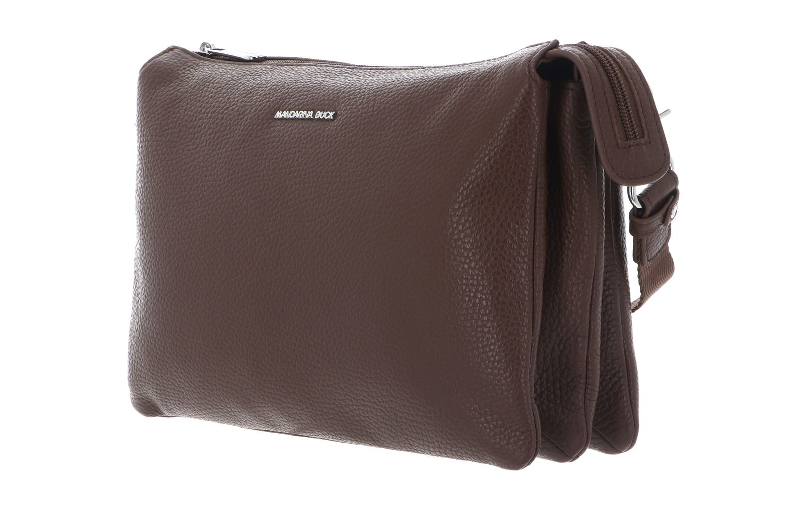 MANDARINA DUCK Mellow Leather Crossover Bag Milk Chocolate MANDARINA DUCK Mellow Leather Crossover Bag Milk Chocolate