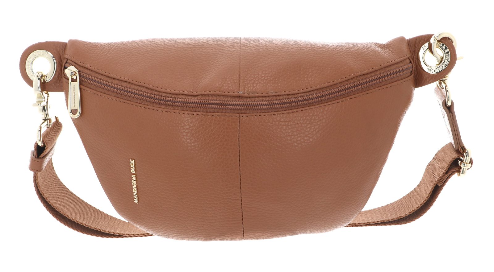 MANDARINA DUCK Mellow Leather Bum Bag Pecan Nut