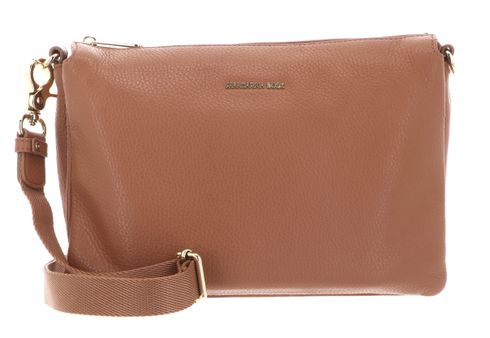 MANDARINA DUCK Mellow Leather Crossover Bag Pecan Nut