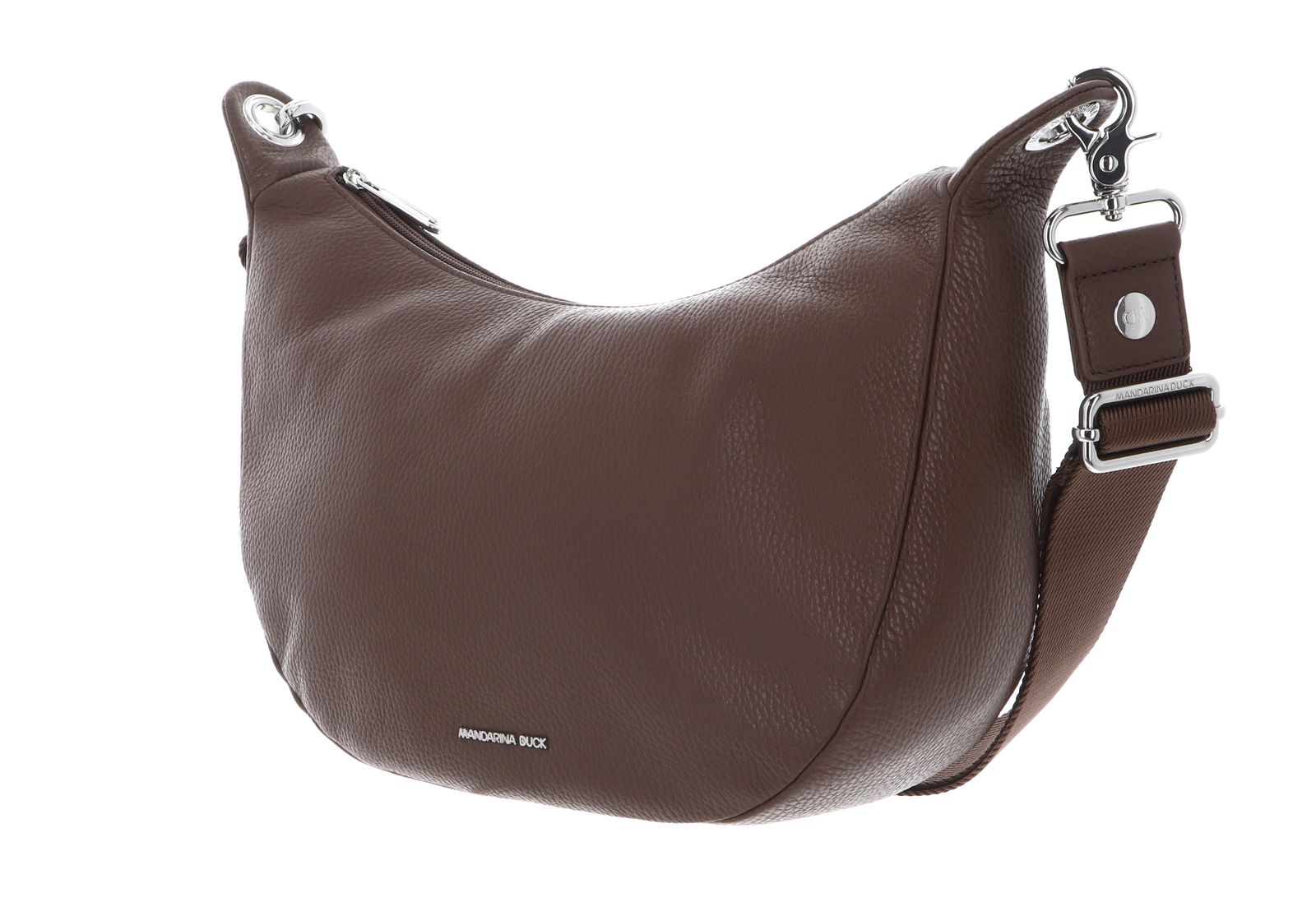 MANDARINA DUCK Mellow Leather Hobo Bag Milk Chocolate MANDARINA DUCK Mellow Leather Hobo Bag Milk Chocolate