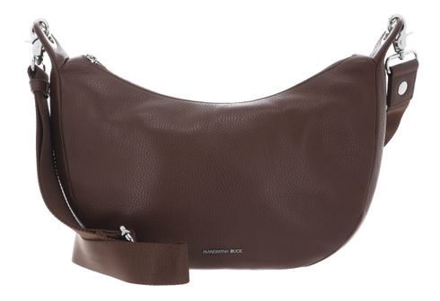 MANDARINA DUCK Mellow Leather Hobo Bag Milk Chocolate