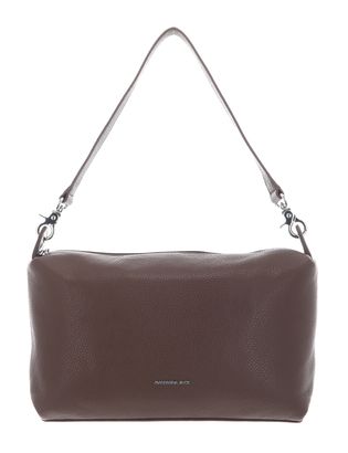 MANDARINA DUCK Mellow Leather Shoulder Milk Chocolate