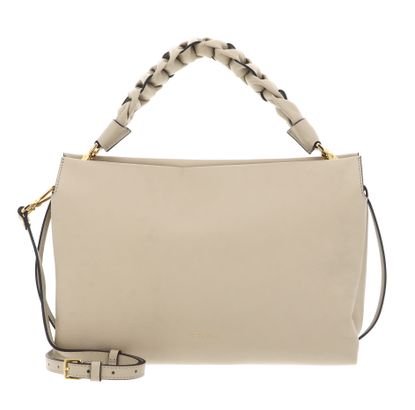 COCCINELLE Boheme Grana Double Hand Bag Sandshell / Seagrass