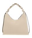 COCCINELLE Boheme Grana Double Shoulder Bag L Sandshell / Seagrass