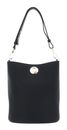 COCCINELLE Nikla Handbag Double Grainy Leather Noir / Cognac COCCINELLE Nikla Handbag Double Grainy Leather Noir / Cognac