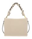 COCCINELLE Boheme Grana Double Crossbody Double Grainy Leather Sandshell / Seagrass