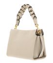 COCCINELLE Boheme Grana Double Crossbody Double Grainy Leather Sandshell / Seagrass
