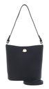 COCCINELLE Nikla Mini Bag Double Grainy Leather Noir / Cognac COCCINELLE Nikla Mini Bag Double Grainy Leather Noir / Cognac