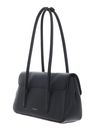 COCCINELLE C-Me Lock Handbag Grained Leather Noir
