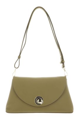 COCCINELLE Nikla Handbag Double Grainy Leather Seagrass / Sandshell