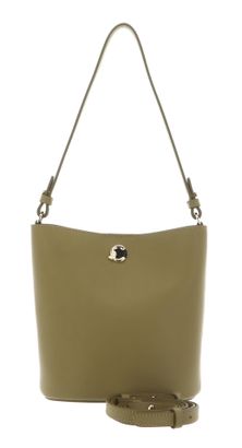 COCCINELLE Nikla Mini Bag Double Grainy Leather Seagrass / Sandshell