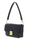 COCCINELLE C-Me Lock Shiny Smooth Handbag Leather Noir