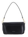 COCCINELLE C-Me Lock Shiny Smooth Handbag Leather Noir