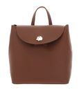 COCCINELLE Nikla Mini Bag Double Grainy Leather Cognac / Noir