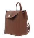 COCCINELLE Nikla Mini Bag Double Grainy Leather Cognac / Noir
