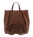 COCCINELLE Nikla Mini Bag Double Grainy Leather Cognac / Noir