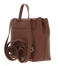 COCCINELLE Nikla Mini Bag Double Grainy Leather Cognac / Noir