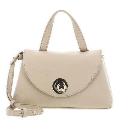 COCCINELLE Nikla Handbag Double Grainy Leather Sandshell / Seagrass