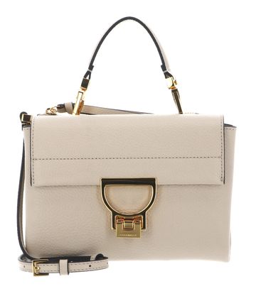 COCCINELLE Arlettis Handbag Grainy Leather Sandshell COCCINELLE Arlettis Handbag Grainy Leather Sandshell