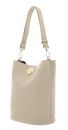 COCCINELLE Nikla Handbag Double Grainy Leather Sandshell / Seagrass