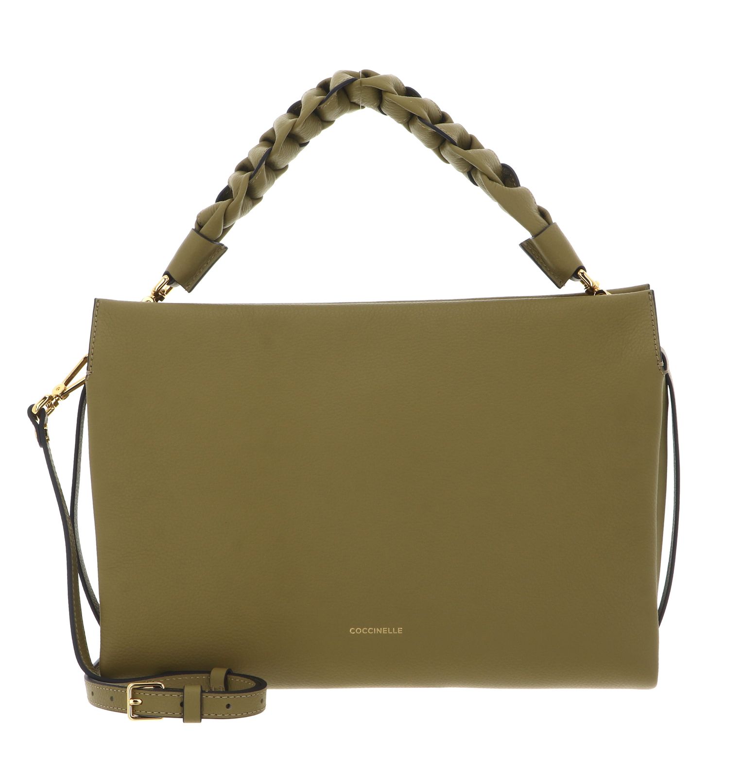 COCCINELLE Boheme Grana Double Hand Bag Seagrass / Sandshell