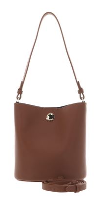COCCINELLE Nikla Mini Bag Double Grainy Leather Cognac / Noir