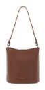 COCCINELLE Nikla Mini Bag Double Grainy Leather Cognac / Noir