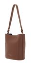 COCCINELLE Nikla Mini Bag Double Grainy Leather Cognac / Noir