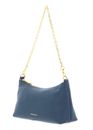 COCCINELLE Aura Mini Bag Grained Leather Deep Blue