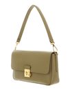 COCCINELLE C-Me Lock Handbag Grained Leather Seagrass