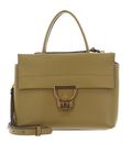 COCCINELLE Arlettis Handbag Grained Leather Seagrass