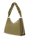 COCCINELLE Boheme Grana Double Shoulder Bag M Seagrass / Sandshell