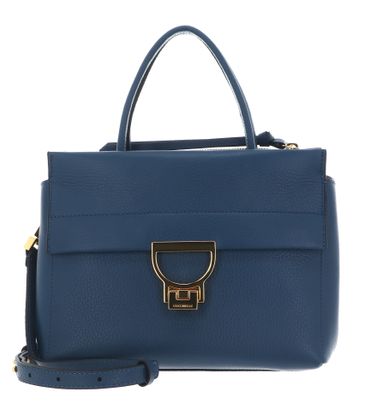 COCCINELLE Arlettis Handbag Grained Leather Deep Blue