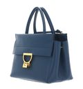 COCCINELLE Arlettis Handbag Grained Leather Deep Blue