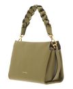 COCCINELLE Boheme Grana Double Crossbody Double Grainy Leather Seagrass / Sandshell