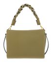 COCCINELLE Boheme Grana Double Crossbody Double Grainy Leather Seagrass / Sandshell