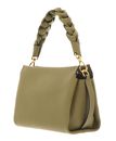 COCCINELLE Boheme Grana Double Crossbody Double Grainy Leather Seagrass / Sandshell