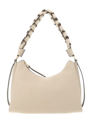 COCCINELLE Boheme Grana Double Shoulder Bag M Sandshell / Seagrass