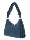 COCCINELLE Boheme Grana Double Shoulder Bag M Deep Blue / Sandshell