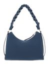 COCCINELLE Boheme Grana Double Shoulder Bag M Deep Blue / Sandshell