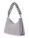COCCINELLE Boheme Grana Double Shoulder Bag M Oyster / Pearl