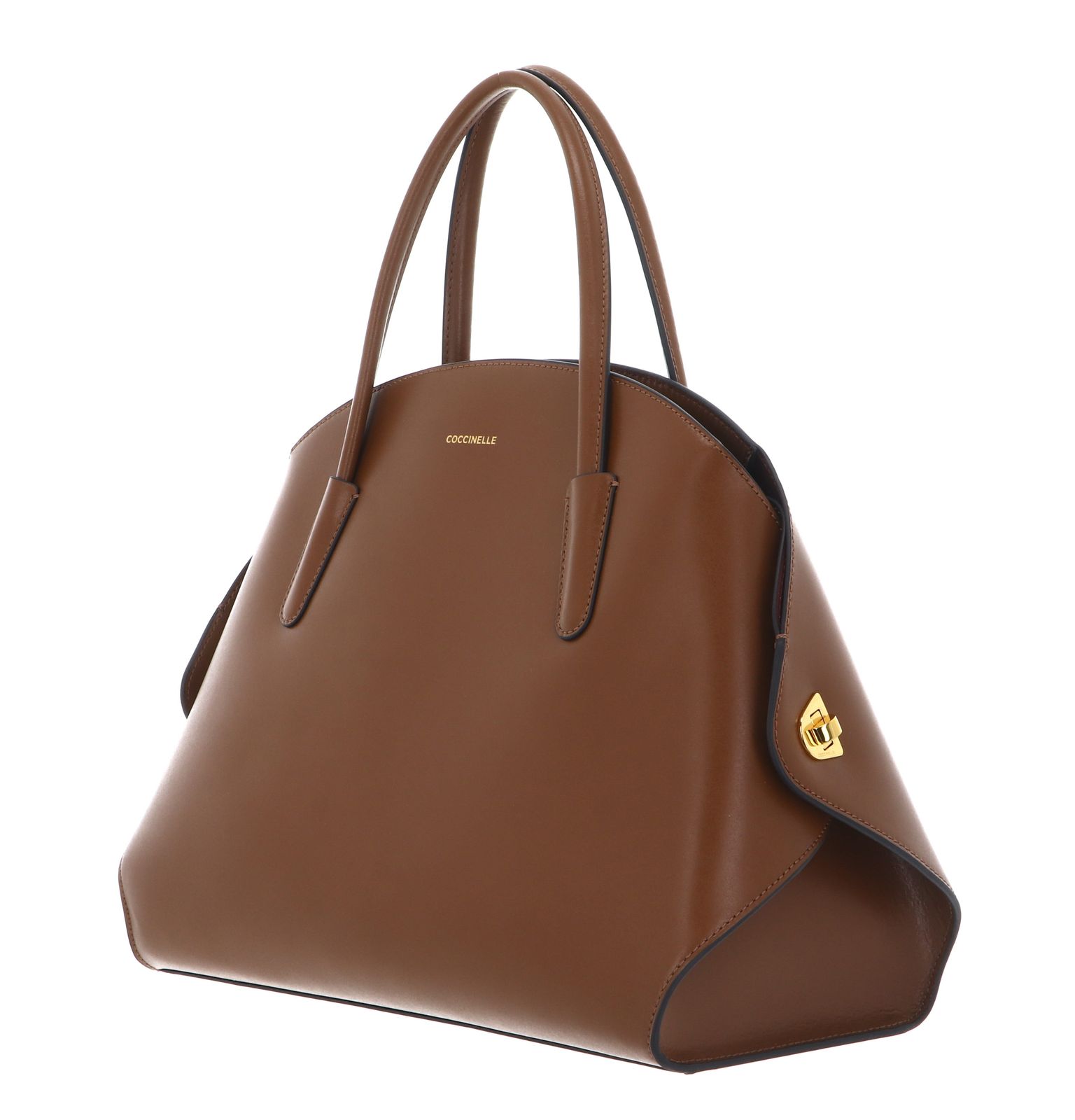 COCCINELLE Tylde Calf Handbag Smooth Leather Cognac COCCINELLE Tylde Calf Handbag Smooth Leather Cognac