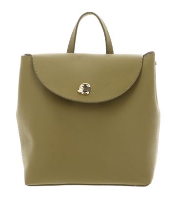 COCCINELLE Nikla Mini Bag Double Grainy Leather Seagrass / Sandshell