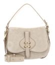 COCCINELLE Mavery Suede BI Handbag Suede Leather / Micro Gra. Le. Sandshell / Sandshell