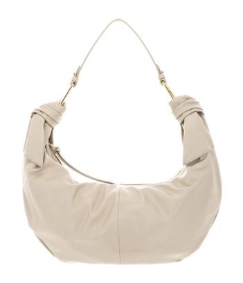 COCCINELLE Furoshiki Handbag puffy Smooth Leather Sandshell
