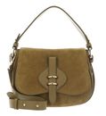 COCCINELLE Mavery Suede BI Handbag Suede Leather / Micro Gra. Le. Seagrass