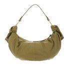 COCCINELLE Furoshiki Handbag puffy Smooth Leather Seagrass