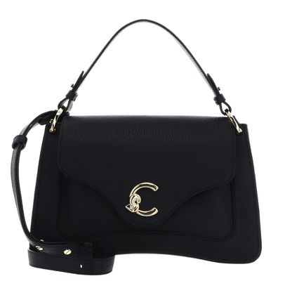 COCCINELLE C-Me Handbag Grained Leather Noir